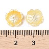 Natural Yellow Shell Carved Beads SSHEL-I026-12A-01-3