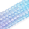 Transparent Glass Beads Strands GLAA-E036-07T-2