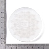 Flat Round Natural Selenite Slice Coasters DJEW-C015-02F-01-3