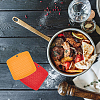 6Pcs 6 Colors Square Silicone Hot Mats for Hot Dishes AJEW-DC0001-14-7