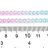 Gradient Color Baking Paint Glass Bead Strands X1-DGLA-A039-T2mm-A05-5