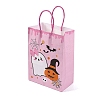 Halloween Theme Ghost & Pumpkin Printed Paper Gift Tote Bags ABAG-Q055-02A-1