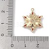 Christmas Theme Brass Micro Pave Cubic Zirconia Pendants KK-Z065-01-01G-3