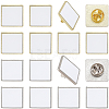 10 Sets Sublimation Blank Brooch Pins FIND-SP0004-08B-7