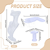 1Pc Woman Bust Shaped Resin Necklace Display Stands NDIS-UN0001-01A-3