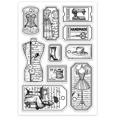 Custom PVC Plastic Clear Stamps DIY-WH0448-0776-1