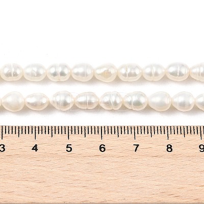 Natural Cultured Freshwater Pearl Beads Strands PEAR-I007-01B-06B-1
