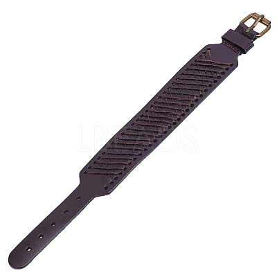 1Pc Imitation Leather Cord Bracelets BJEW-CL0001-35A-1