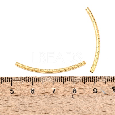 Brass Tube Beads KK-EC295-G-1