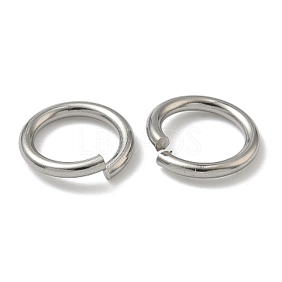 Tarnish Resistant 304 Stainless Steel Open Jump Rings STAS-R065-38-1