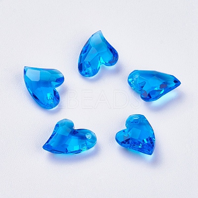 Transparent Acrylic Charms MACR-G055-11mm-04X-1