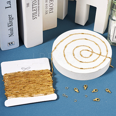 DIY Chain Bracelet Necklace Making Kit DIY-TA0005-79G-1