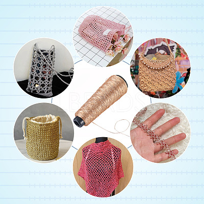 Polyester & Metallic Wrapped Core Cord OCOR-TAC0015-31B-1
