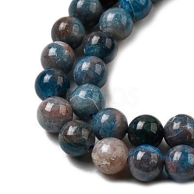 Natural Apatite Beads Strands G-D340-A02-8mm-1
