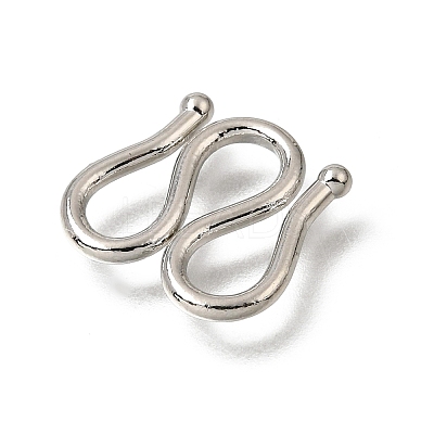 Brass M-Hook Clasps KK-CBA0DF0-14C-P-1