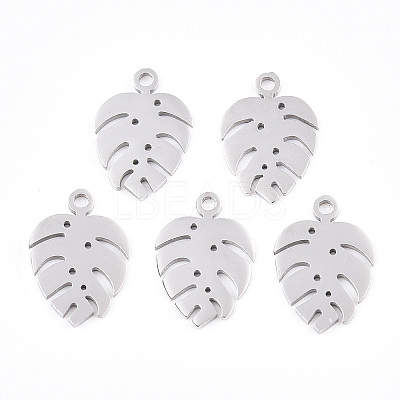 Non-Tarnish 304 Stainless Steel Charms STAS-S107-05P-1