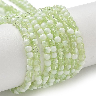 Crackle Glass Beads X1-GLAA-U001-4mm-09-1