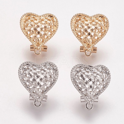 Alloy Stud Earring Findings PALLOY-F201-19-1