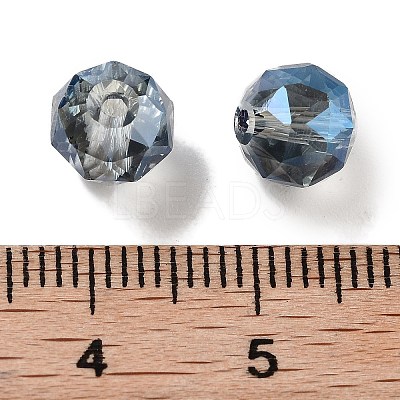 Electroplate Round Glass Beads EGLA-A043-01-FR02-1