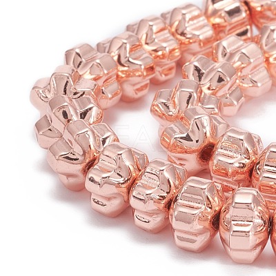 Non-magnetic Synthetic Hematite Beads Strands G-H270-02RG-1