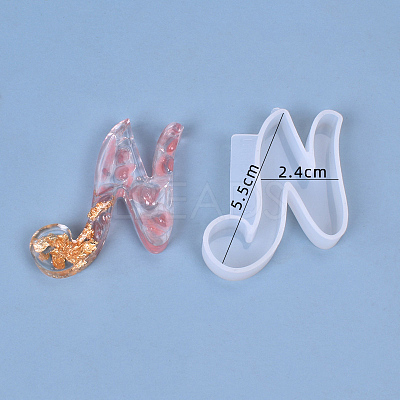Letter DIY Silicone Molds DIY-I034-08N-1