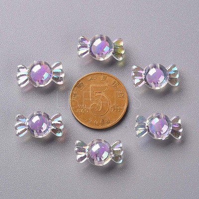 Transparent Acrylic Beads TACR-S152-03B-SS2114-1