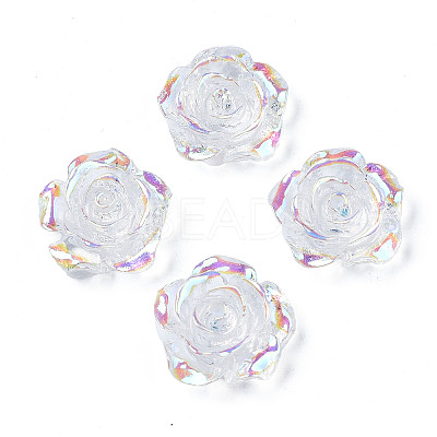 Transparent Resin Cabochons CRES-N030-001B-1