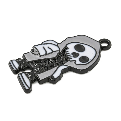 Halloween Alloy Enamel Pendants ENAM-M220-02J-B-1