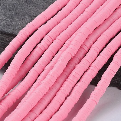 Handmade Polymer Clay Beads X-CLAY-R067-3.0mm-28-1