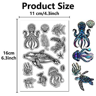 Plastic Stamps DIY-WH20018-0276-1
