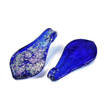 Lampwork Big Pendants FOIL-K003-01E-1