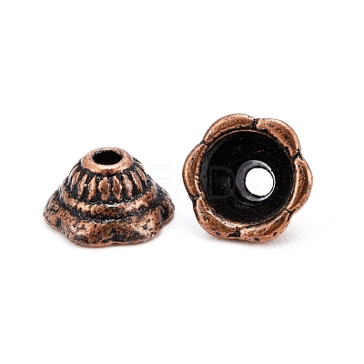 Tibetan Style Caps RLF11244Y-NF-1