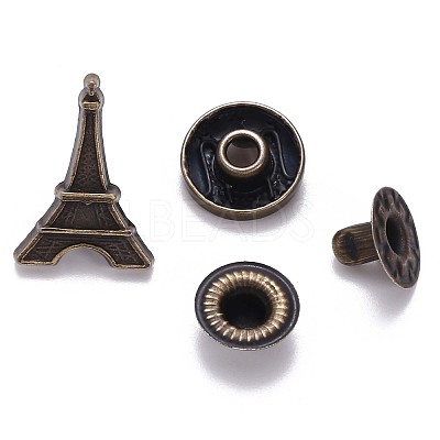 Brass Snap Buttons SNAP-S012-003-RS-1
