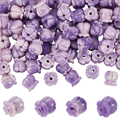 100Pcs Synthetic Coral Beads CORA-SP0001-27-1