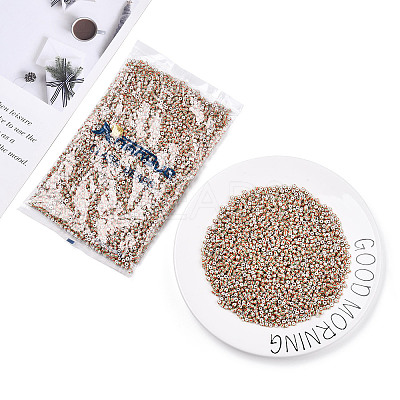 6/0 Opaque Colours Seep Glass Seed Beads X-SEED-F003-04A-07-1