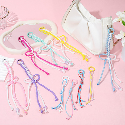 2Bags 2 Styles Korean Waxed Polyester Cord Pendant Decorations HJEW-SC0003-03-1
