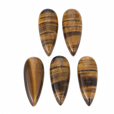 Natural Tiger Eye Cabochons G-N326-123A-1