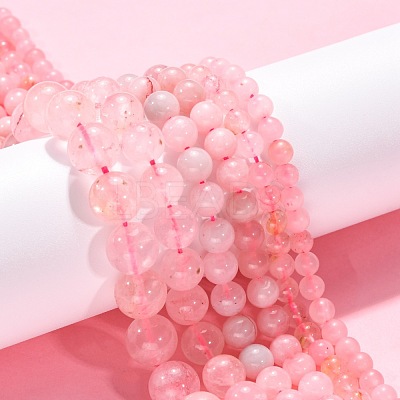 Natural Rose Quartz Beads Strands G-F591-04-1