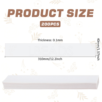 Translucent Tracing Paper Invitation Display Cards Belly Bands DIY-WH0430-427-1