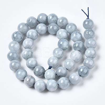 Dyed Natural Quartz Round Bead Strands G-R173-10mm-03-1