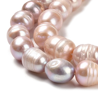 Natural Cultured Freshwater Pearl Beads Strands PEAR-E016-107-1