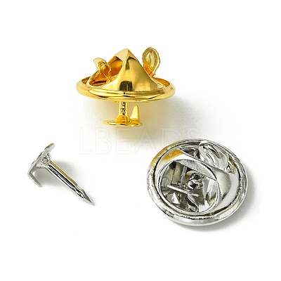 100Pcs 2 Colors Iron Butterfly Clutches Pin Backs IFIN-FS0001-37-1