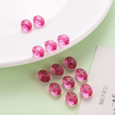 Transparent Acrylic Beads TACR-S154-18A-82-1