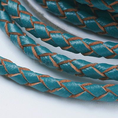 Round Braided Cowhide Cords WL-L009-01U-1