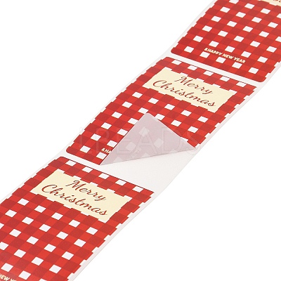 200Pcs Christmas Theme Paper Self-Adhesive Stickers DIY-M070-02C-1
