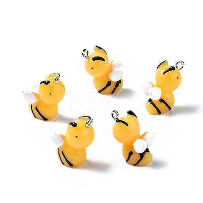 Opaque Resin Pendants RESI-S356-066-1