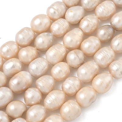 Natural Cultured Freshwater Pearl Beads Strands PEAR-D003-01D-13-1