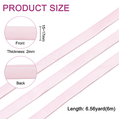 6M Polyester Satin Ribbons OCOR-WH0082-66C-1