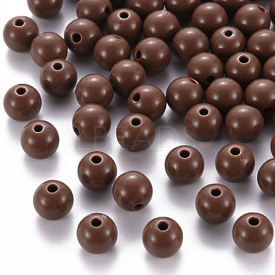 Opaque Acrylic Beads X-MACR-S370-C8mm-A17-1
