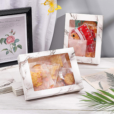 Marble Texture Pattern Paper Gift Boxes CON-BC0006-24B-1